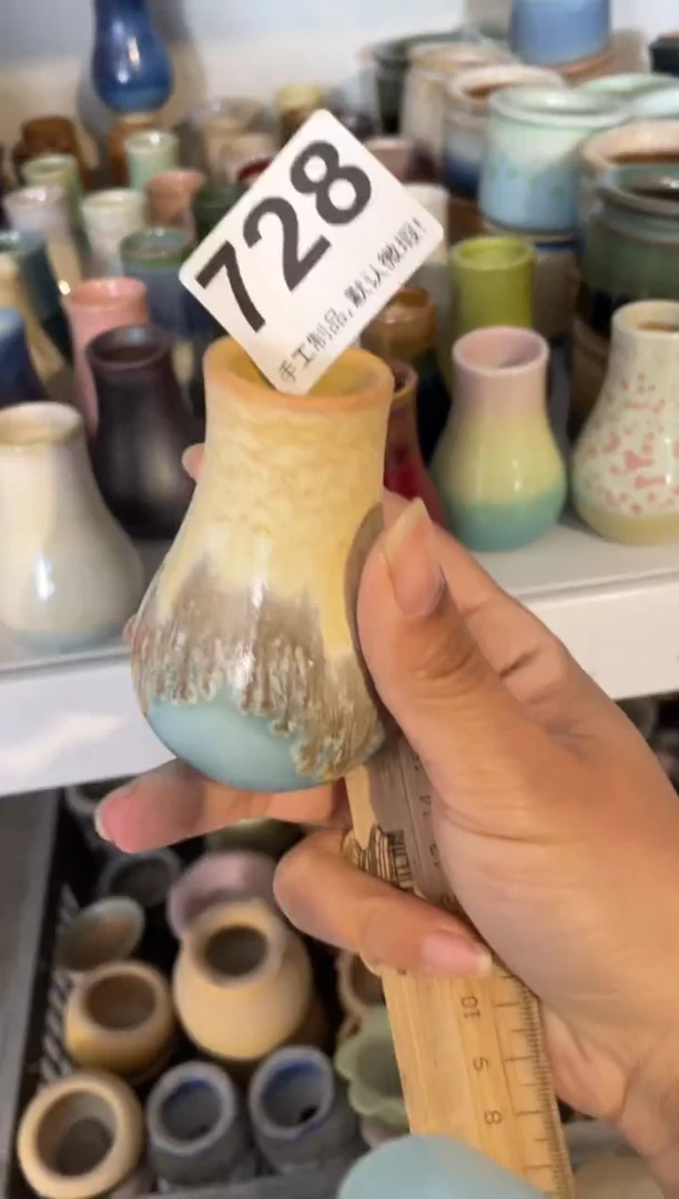 瓷片…728知木小芳花盆