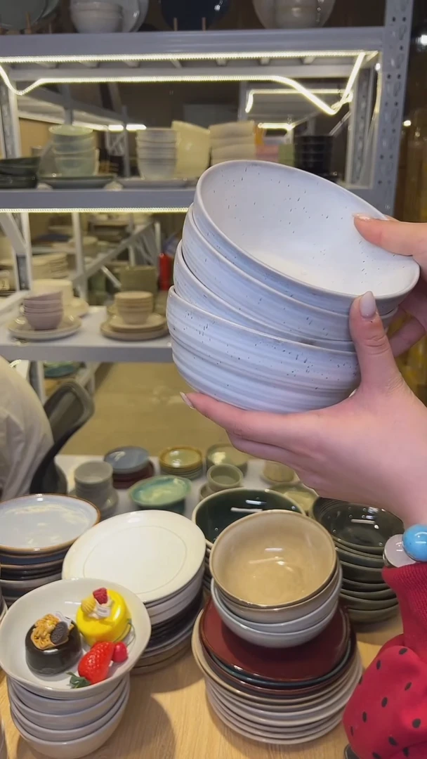 瓷16高温釉下彩陶瓷餐具