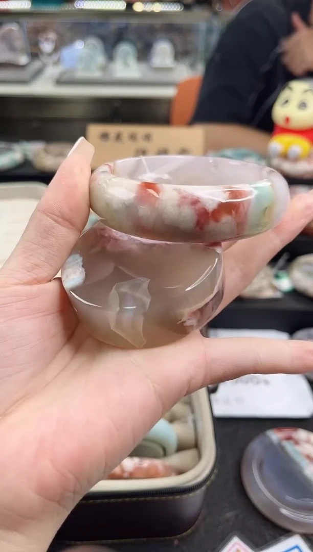 未镶嵌手镯石英质玉60圈口（赠品镯心）s98316