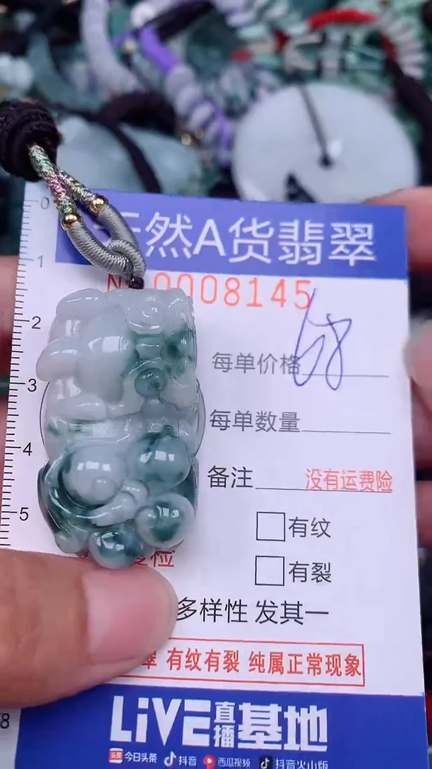 翡翠未镶嵌颈饰...0008145