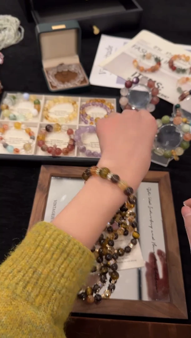 未镶嵌手链水晶金霸大综合x3410