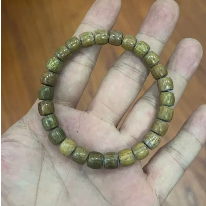 绿檀直切7X8手串