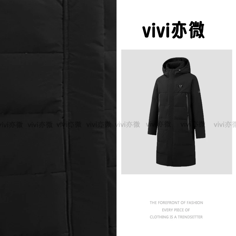 vivi亦微  |中长款情侣款加厚羽绒派克服