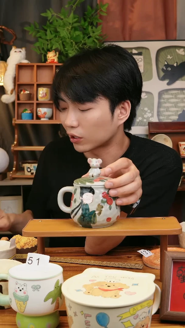 摆件景德镇文创卡哇伊日式系列陶瓷