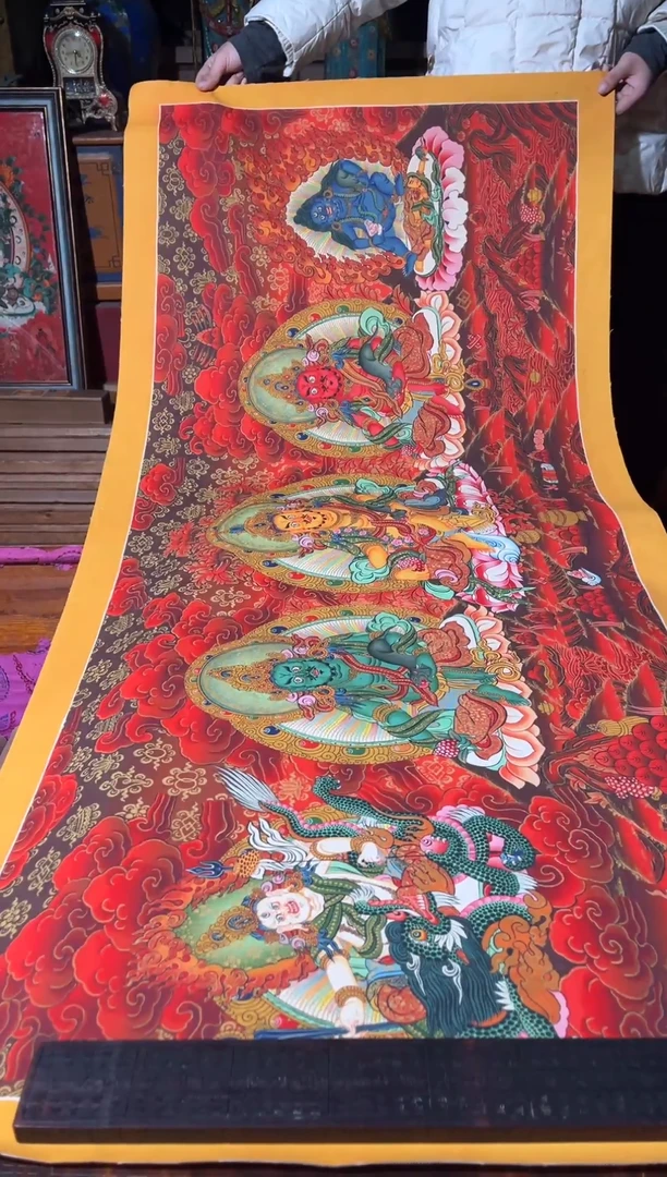 卷轴画东东唐卡tk16