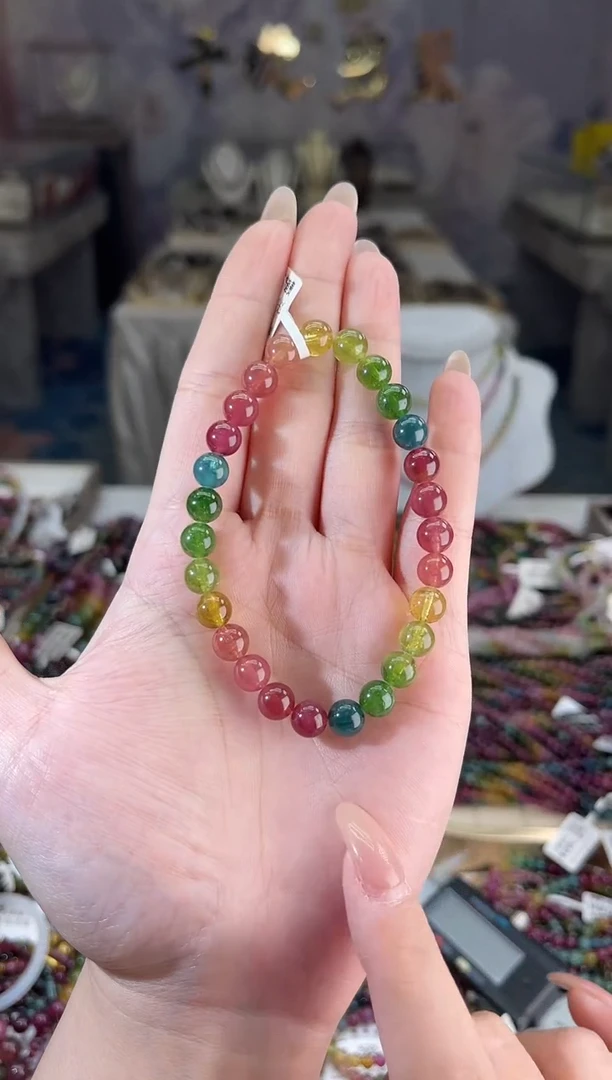 /未镶嵌碧玺7mm+碧玺单圈多样性发货