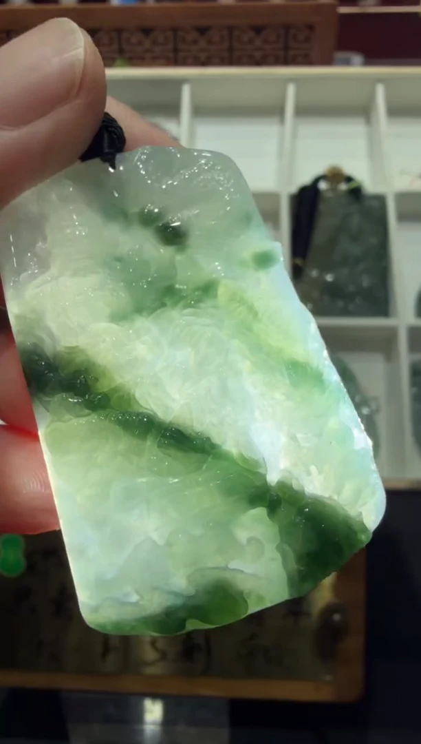 未镶嵌挂件翡翠A货翡翠多样性孤品