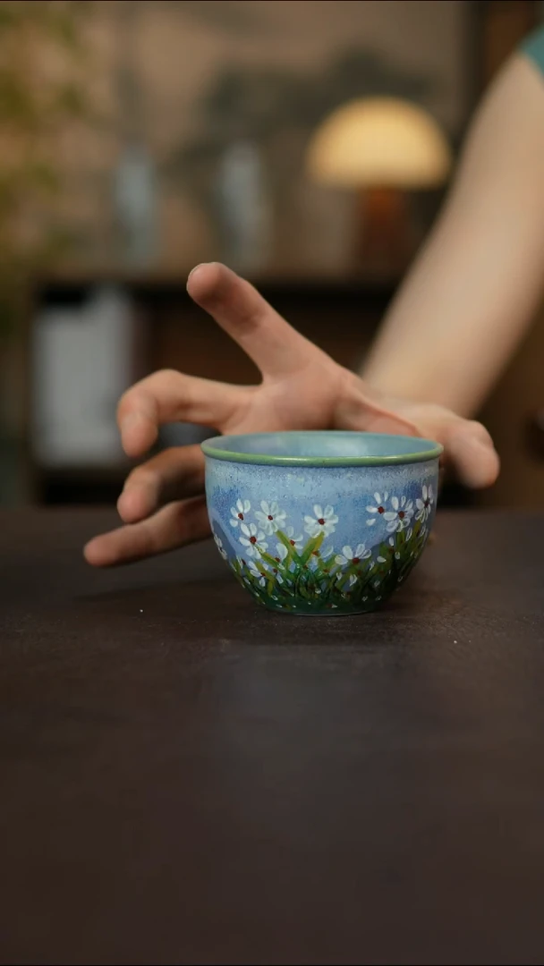 杯奶**妈景德镇陶瓷柴烧手作瑕疵