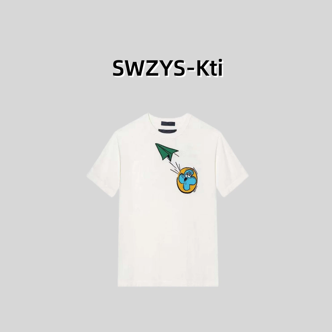 SWZYS 纸飞机联名款针织短袖