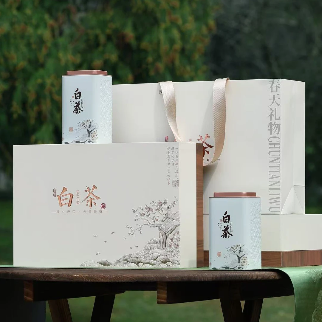 【春天礼物白茶】2025年新茶天目湖茶叶溧阳特产明前特级125g礼盒装