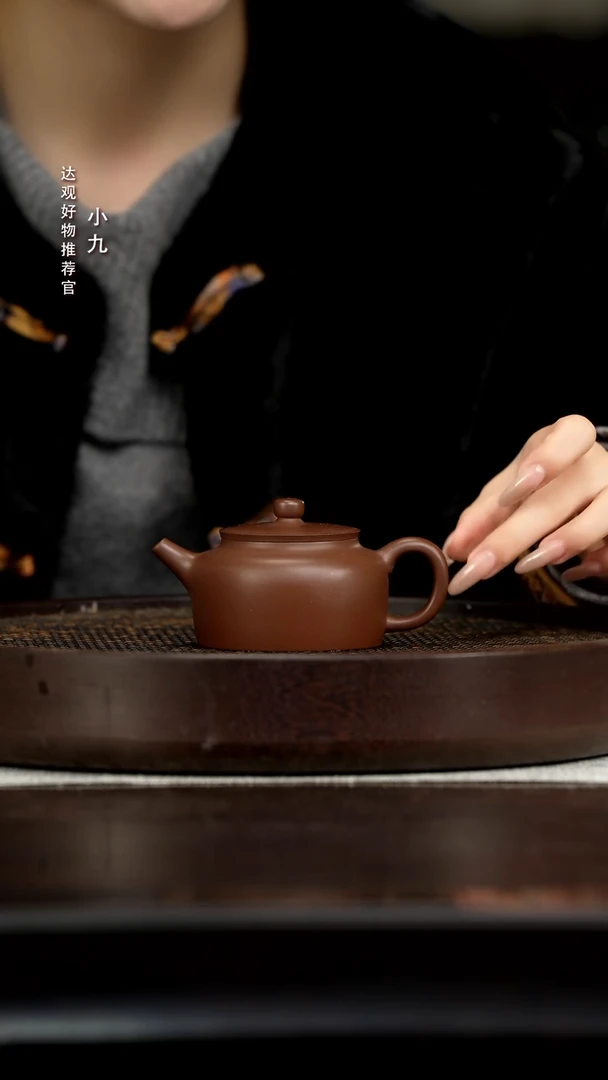 九DG293阅壶录苏月景舟平盖德钟紫泥170