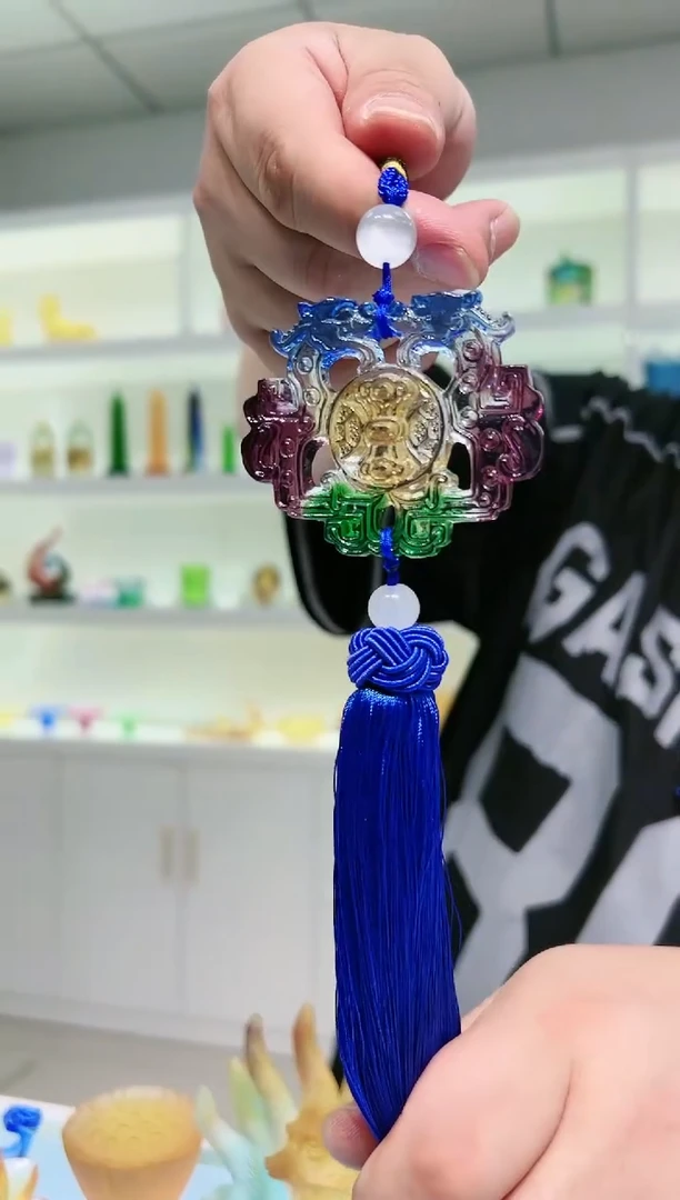 【闪购商品】茶宠古法琉璃如意龙挂