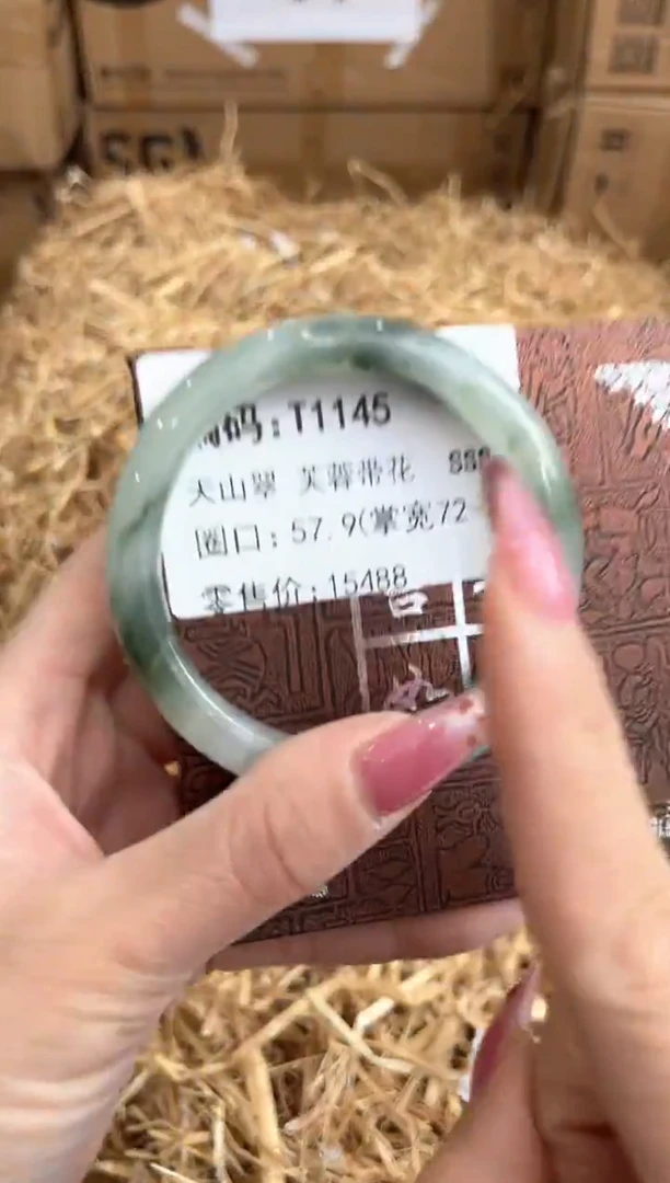 未镶嵌手镯石英质玉T1145