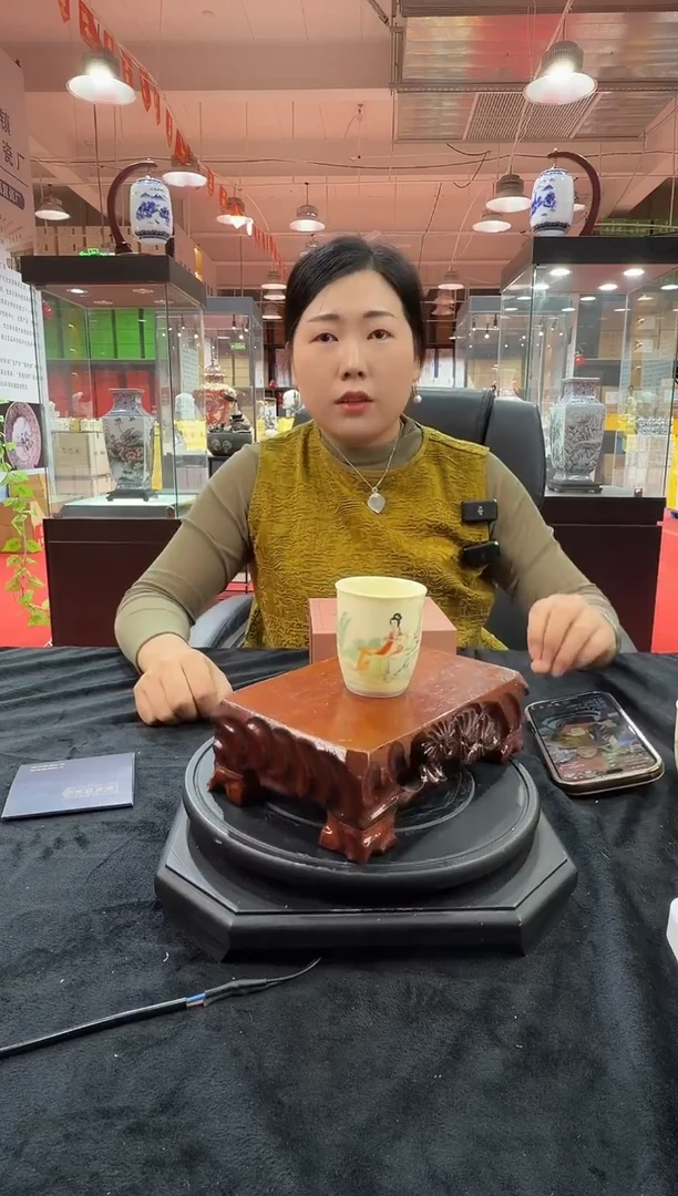 摆件景德镇稀土茶杯随机发