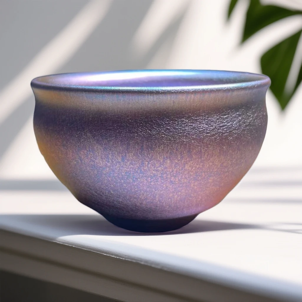 春申阁大号建盏主人杯糖果龙窑建盏品茗杯茶盏陶瓷茶杯品茗杯斑纹