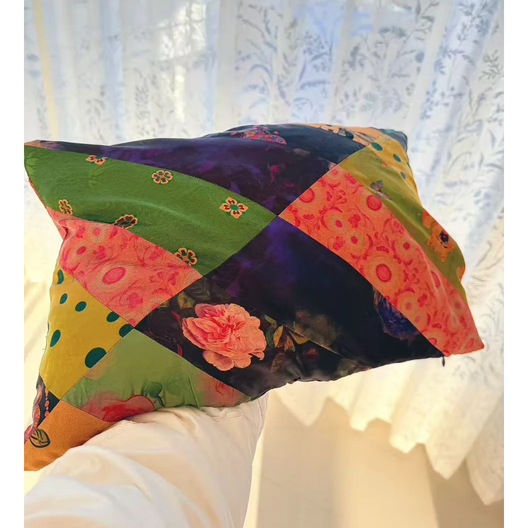 金丝楠木香云纱枕头