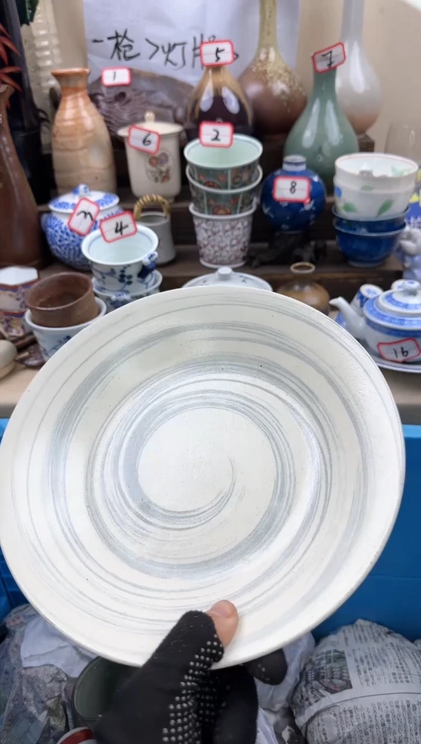 【闪购商品】瓷片24厘米*6中古陶瓷满18米包邮一单一付