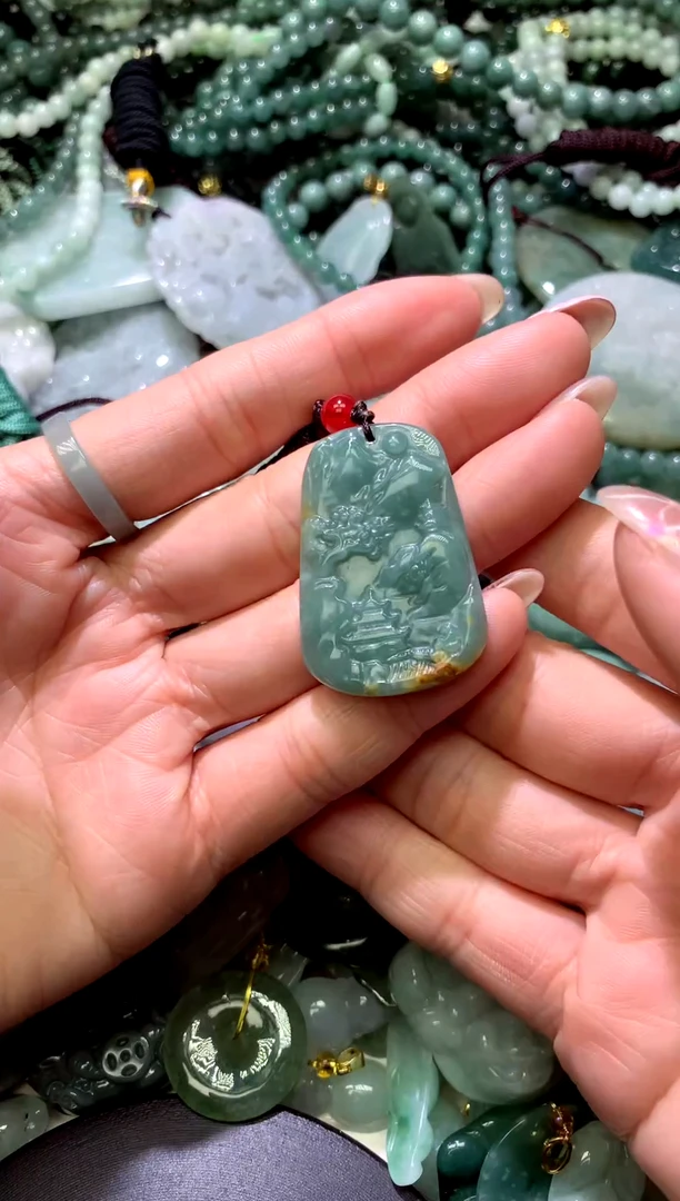 吊坠(不含链)未镶嵌翡翠1