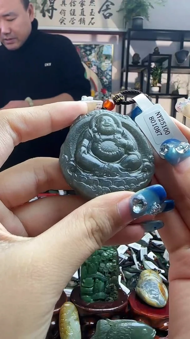 颈饰未镶嵌和田玉1087