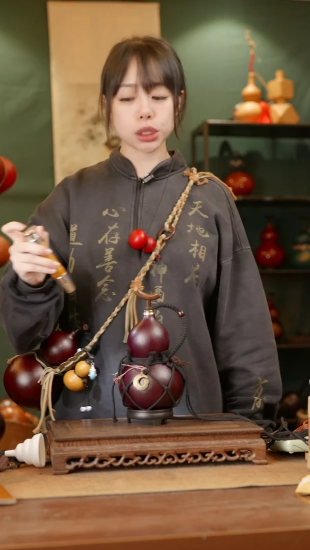 171号精品天然大漆酒葫芦一物一拍~