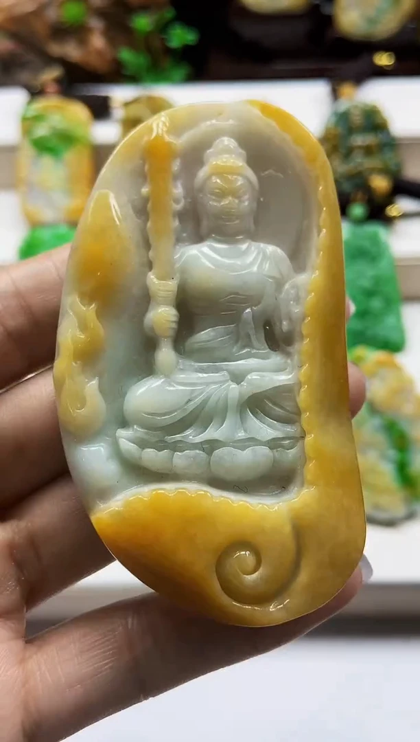 颈饰未镶嵌翡翠翡翠A货