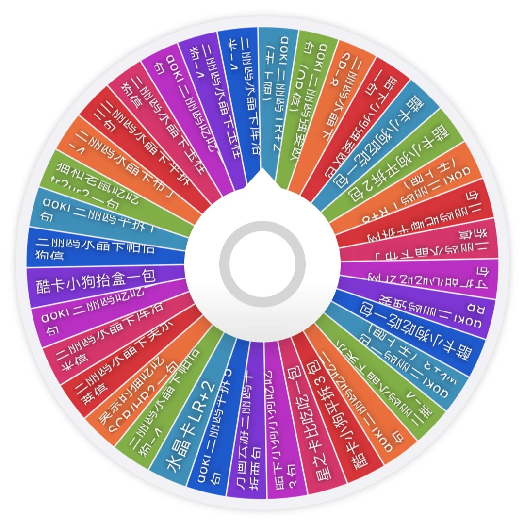 【欧气大转盘】三丽鸥欧气大转盘 收藏卡牌 盲盒（代拆）