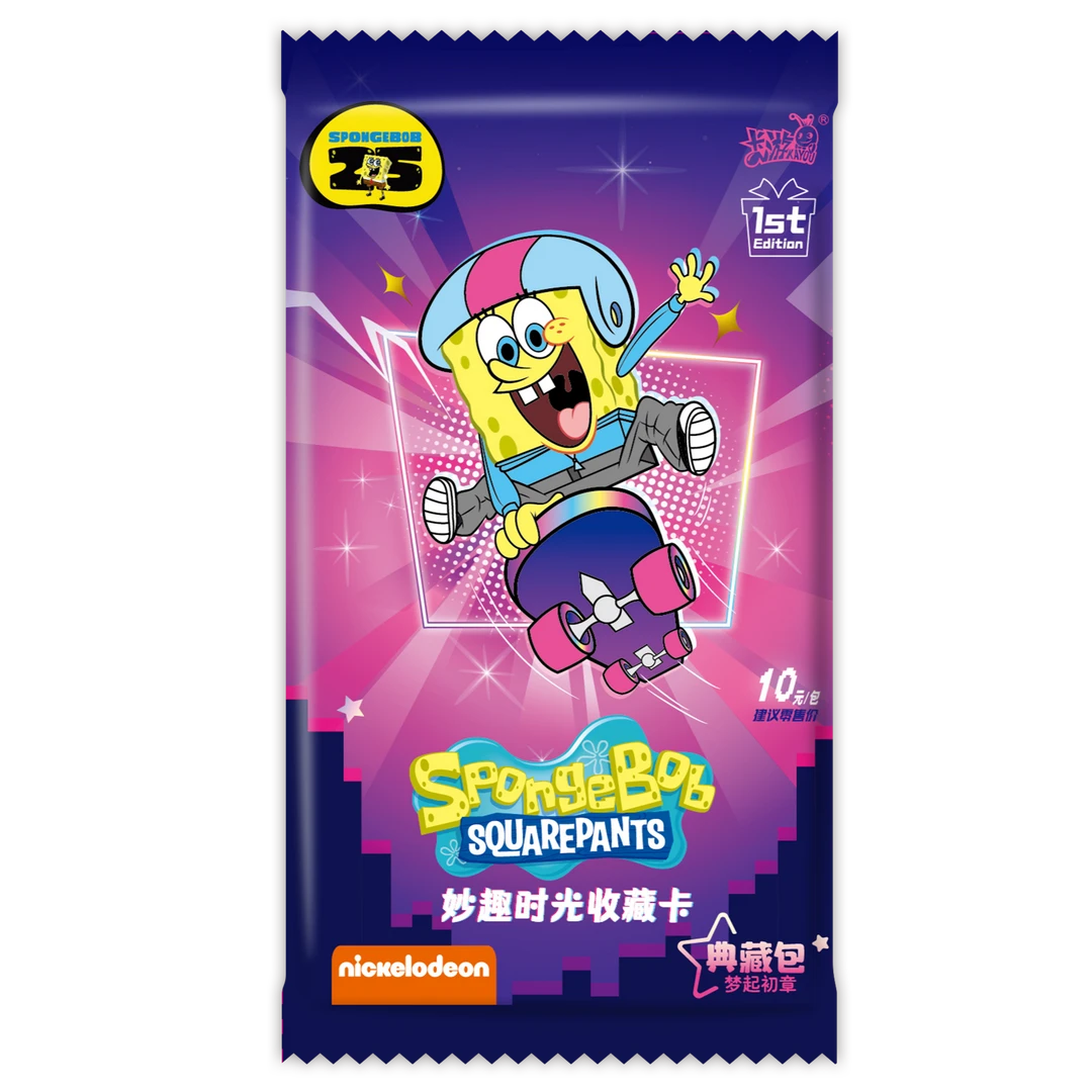 【超量/水母王后】海绵宝宝 梦起初章第一弹FE版 收藏盲盒卡牌