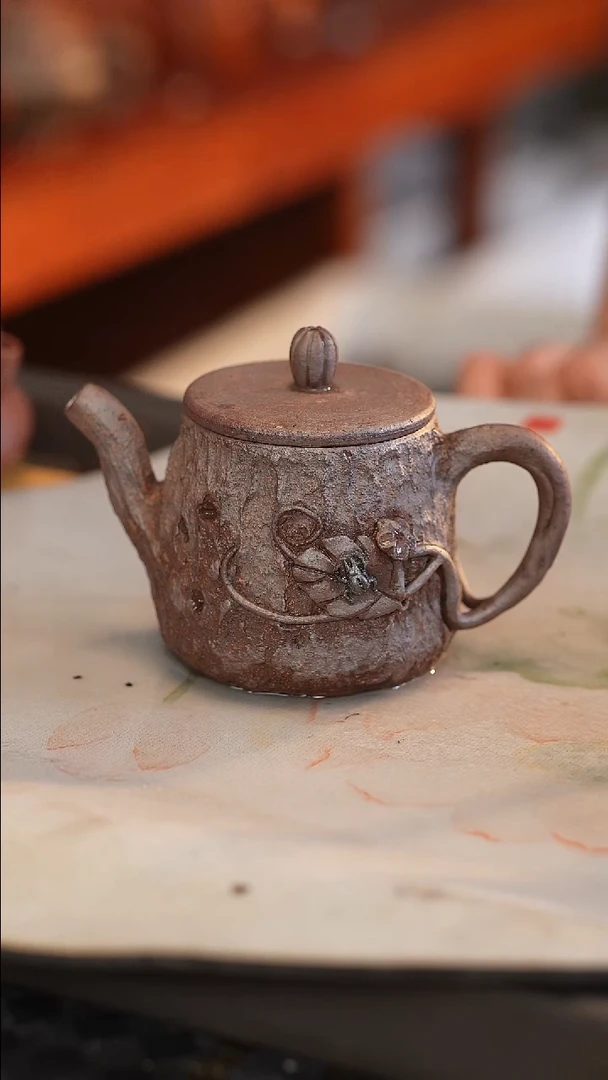 茶壶紫砂原矿手工制作260cc