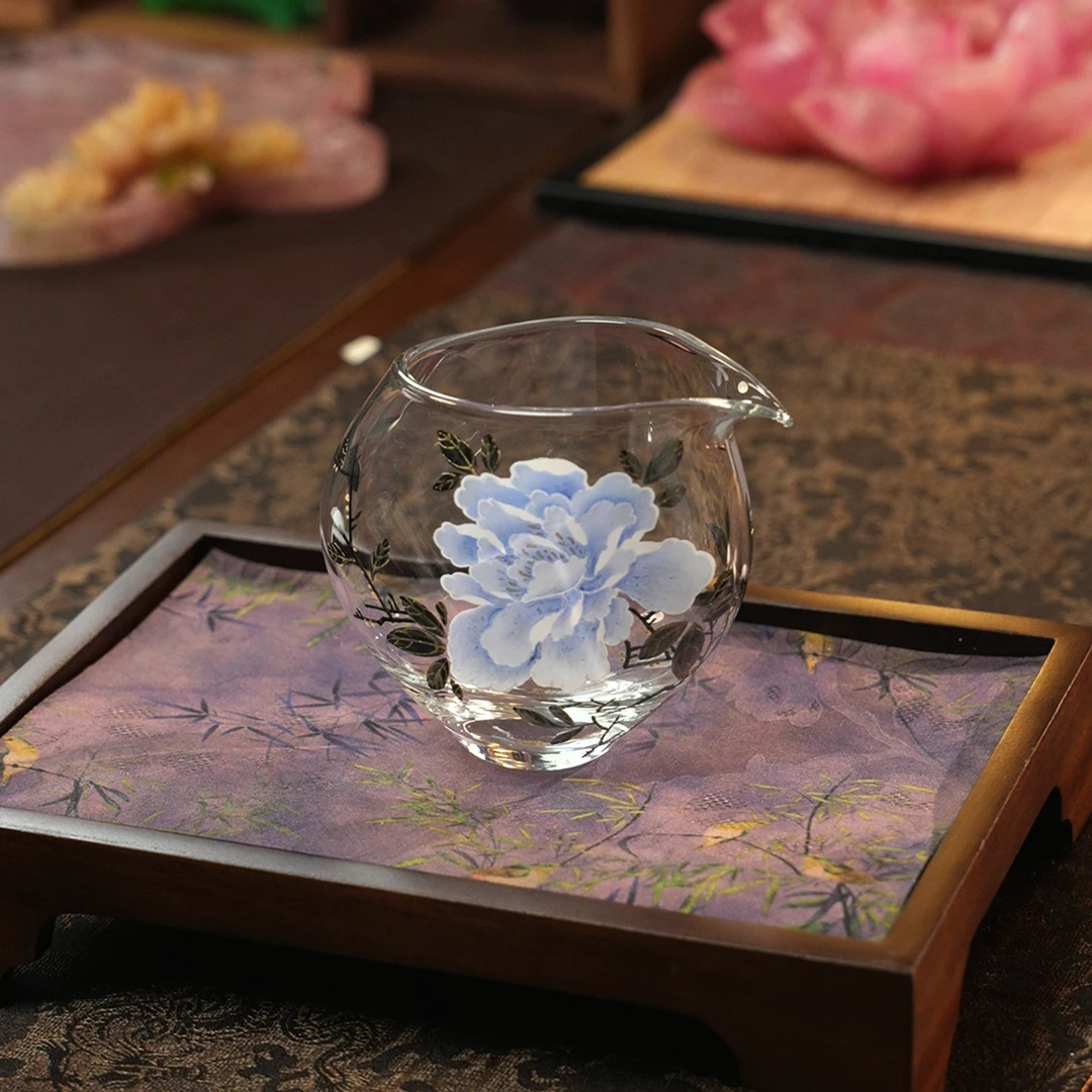 【见珊】物肆蓝牡丹公杯