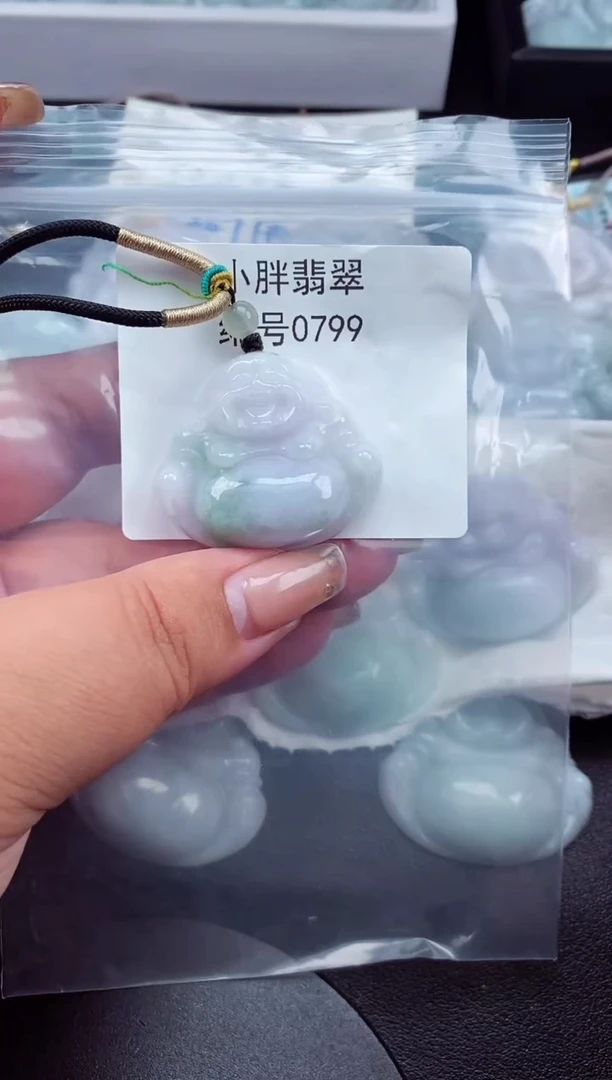 翡翠未镶嵌颈饰缅甸天然A货翡翠0799