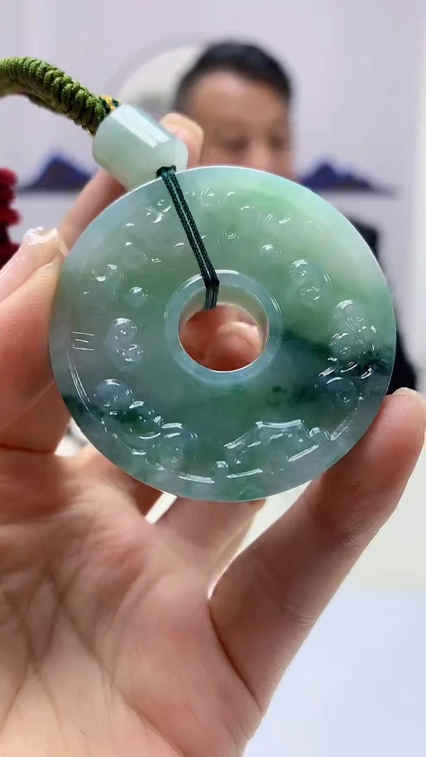 【闪购商品】定制翡翠未镶嵌4969ms-毛货289仿古牌