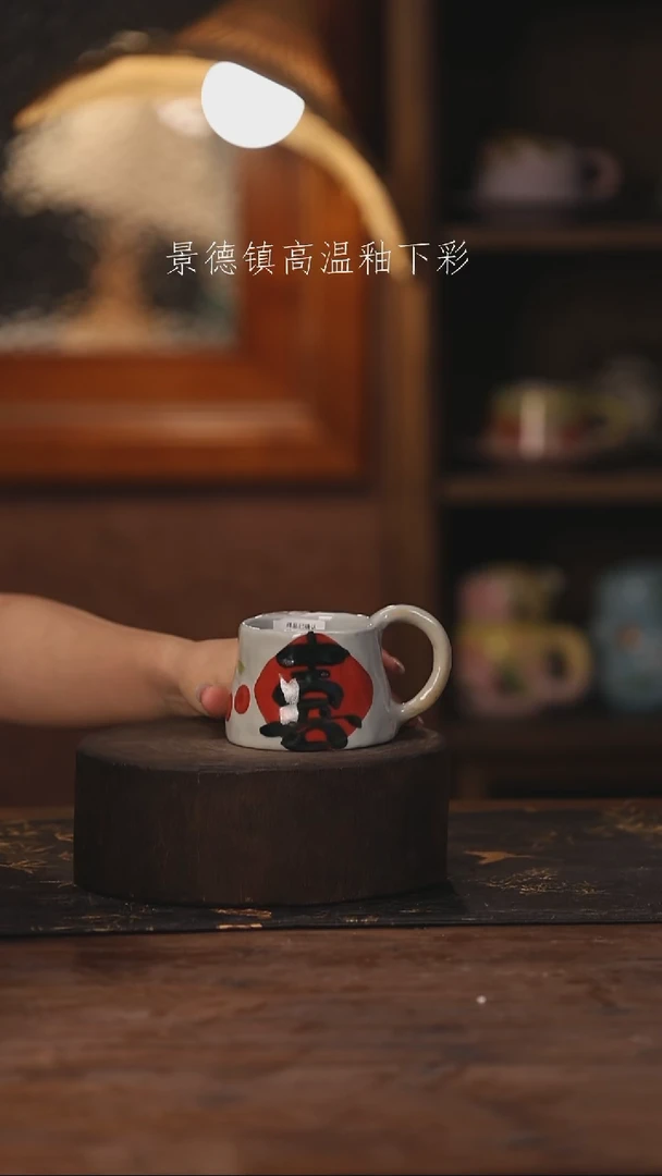 陶瓷景德镇高温釉下手绘陶瓷174