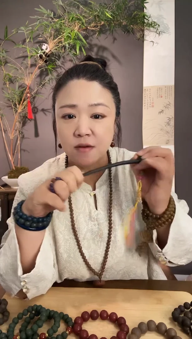 泥塑西西姐设计款发簪