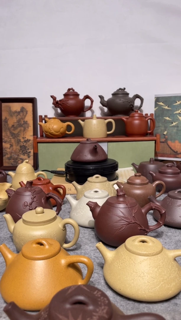 茶壶紫砂瑞****询瑕疵茄瓜