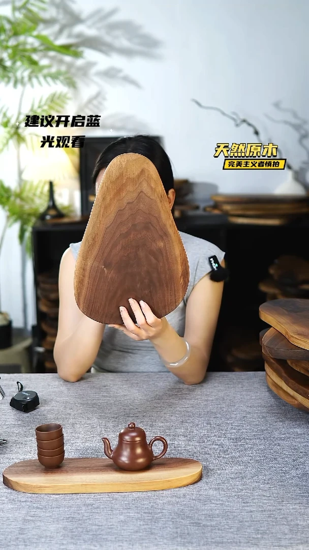 木北美黑胡桃原木.干裂疤结不属于商品质量问题完美主义者慎拍42