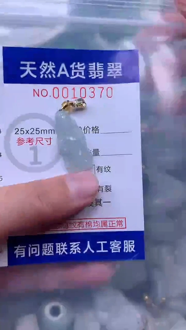 吊坠(赠链)未镶嵌翡翠1