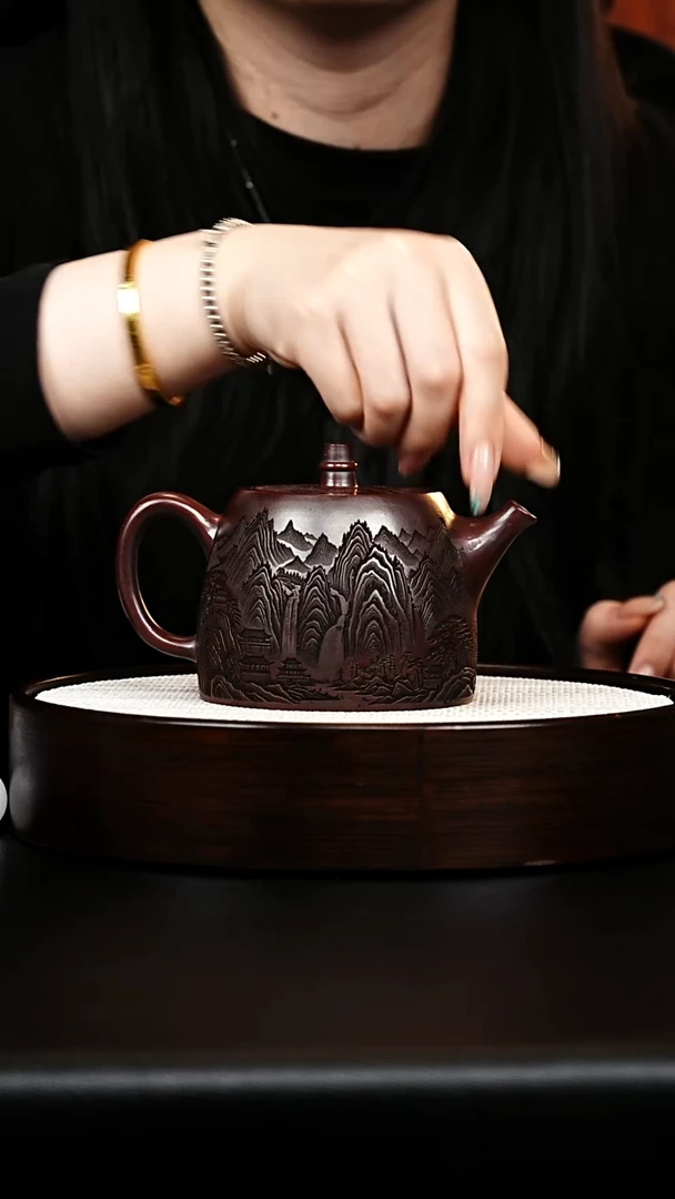 茶壶紫砂汉铎壶
