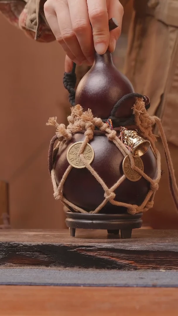 【闪购商品】233号精品大漆葫芦防腐防渗装水茶酒