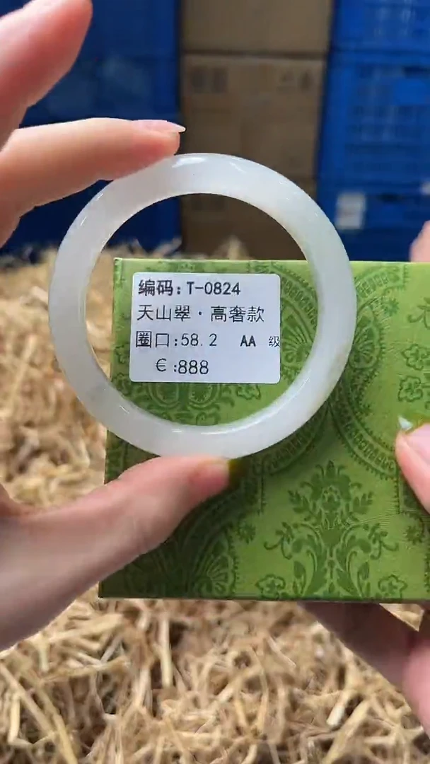 未镶嵌手镯石英质玉T0824