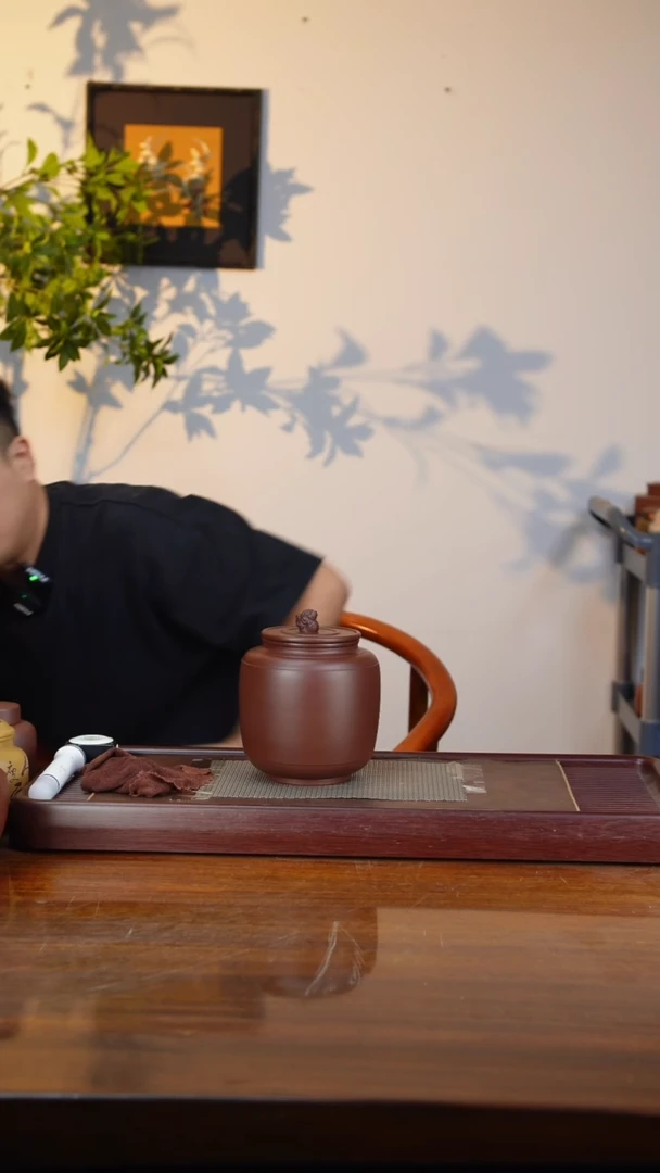 宜兴原矿紫砂茶叶罐