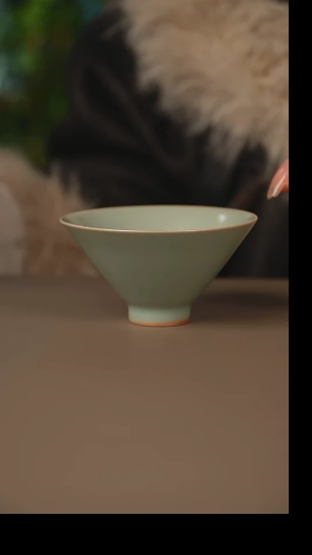 仿古斗笠杯微暇
