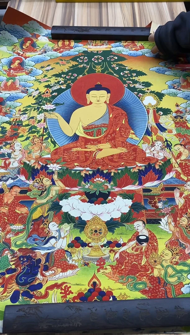 卷轴画精品挂饰 唐卡tk16317