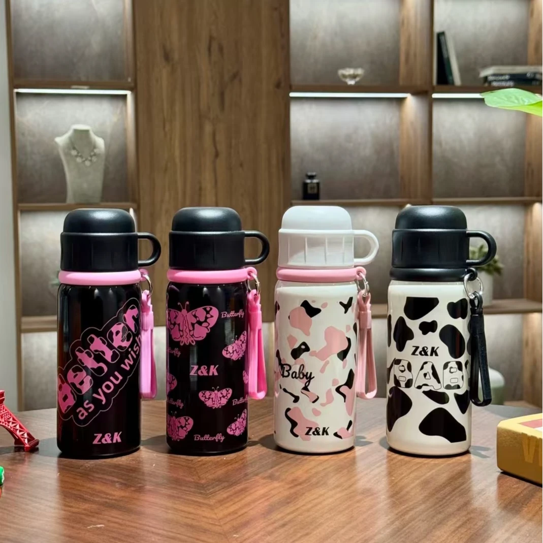 香港ZK潮牌小花桶保温杯500ML自提