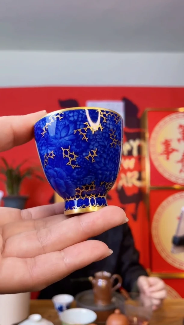 【闪购商品】2号 描金杯子 主人杯