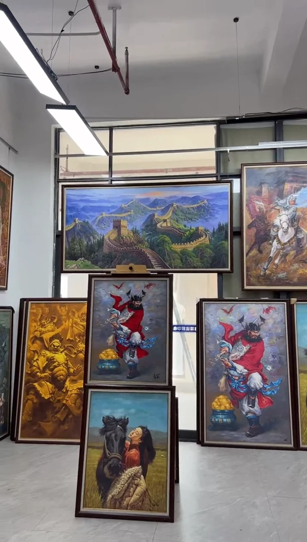 油画《钟馗》带框50*70cm，开播福利仅此一幅！