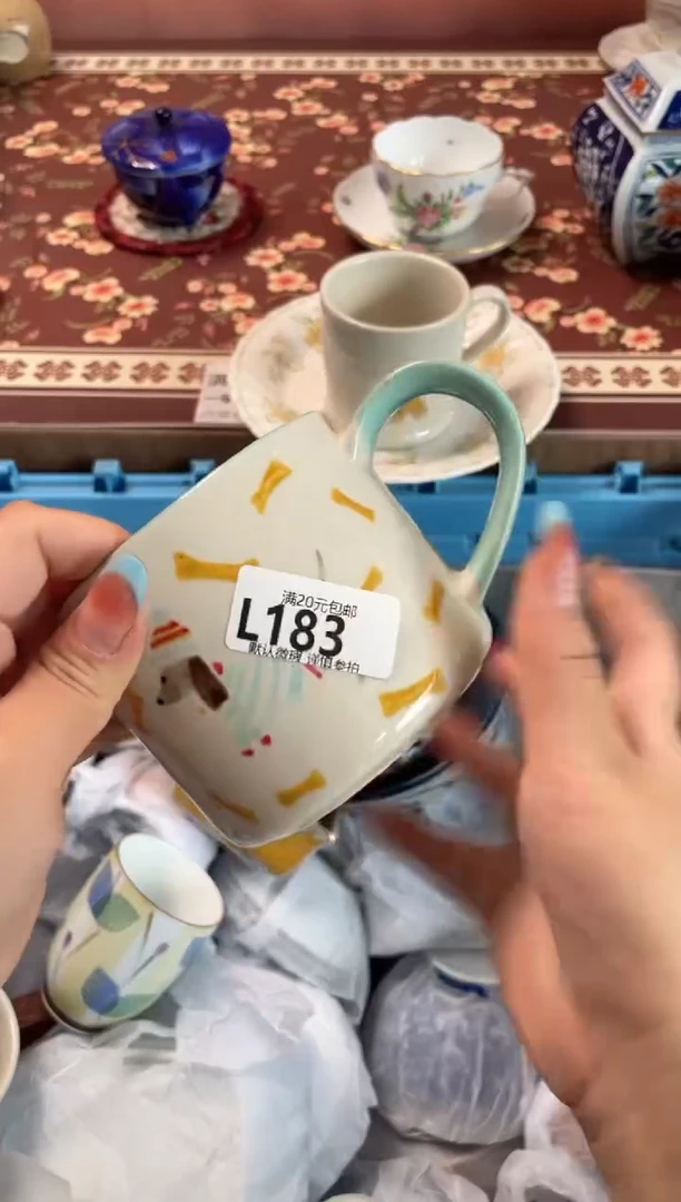 瓷片眉***姐瓷器瓷器L183