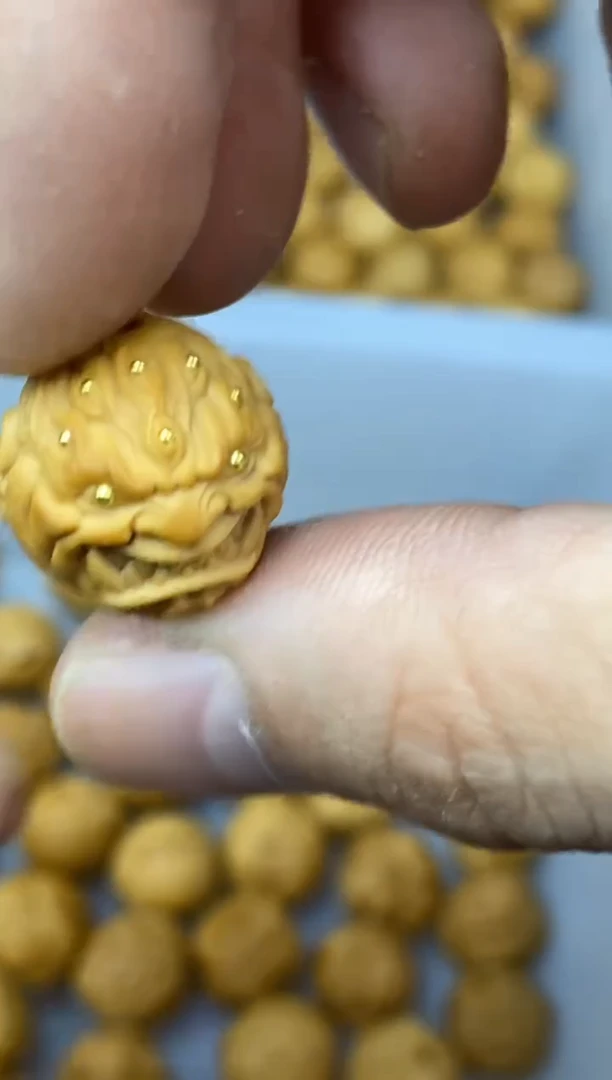 猴头核桃吊坠獠牙 恶僧 满镶嵌