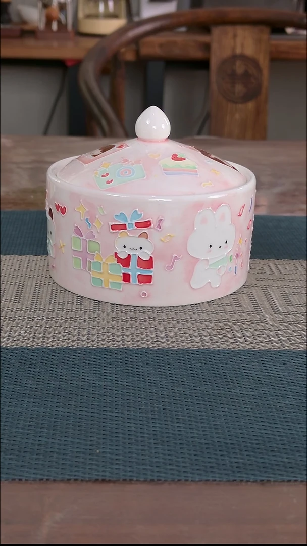 瓷片景德镇釉下彩手绘