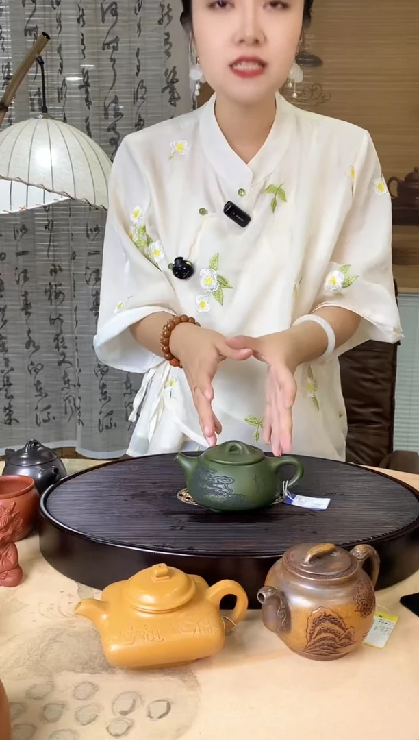 茶壶紫砂翡翠绿泥平步青云凤鸣景舟石瓢