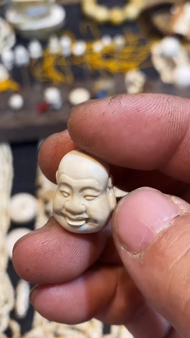 泥塑小把玩件摆件